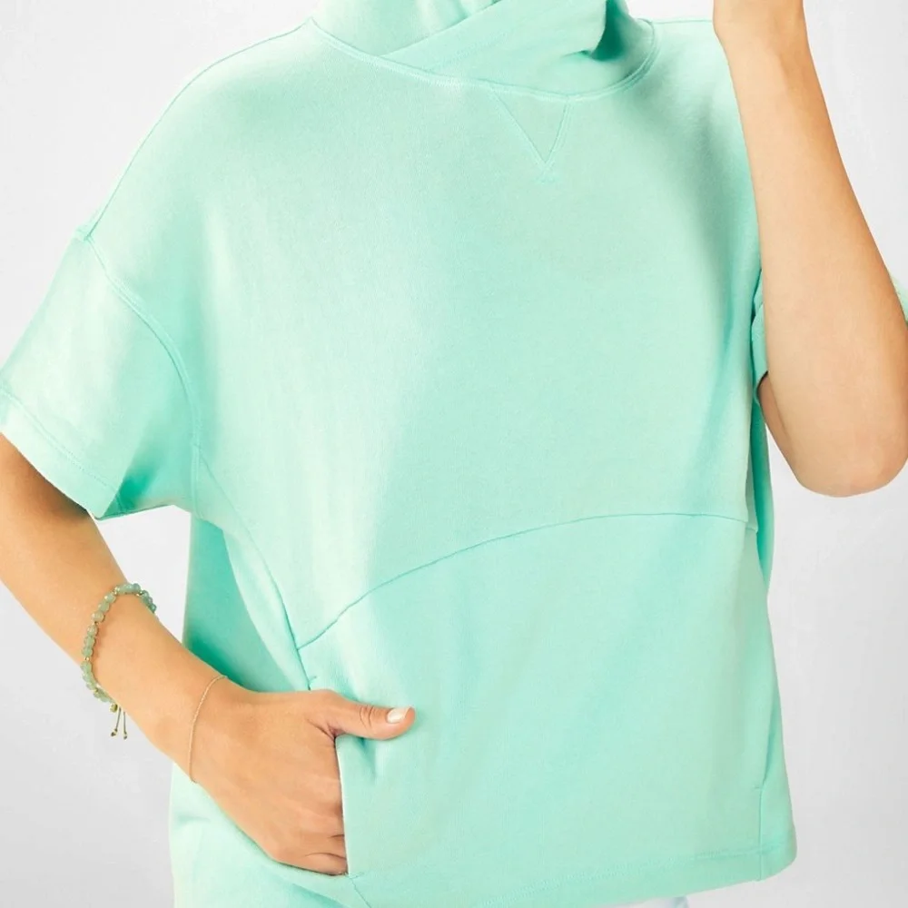FABLETICS Hadley Hi-Low Shortsleeved Tee Hoodie M - Picture 4 of 10